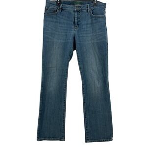 Lauren Jeans Co Ralph Lauren Women Size 12 Blue Wash Denim Bootcut Jeans